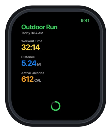 Apple Watch workout summary still processing after you end a run