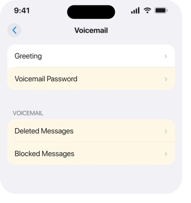 The Phone app Voicemail tab