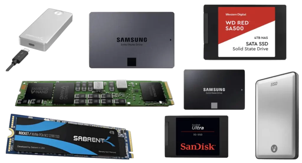 different Interfaces of ssds