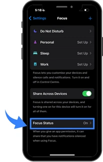 Disable share focus status (1)