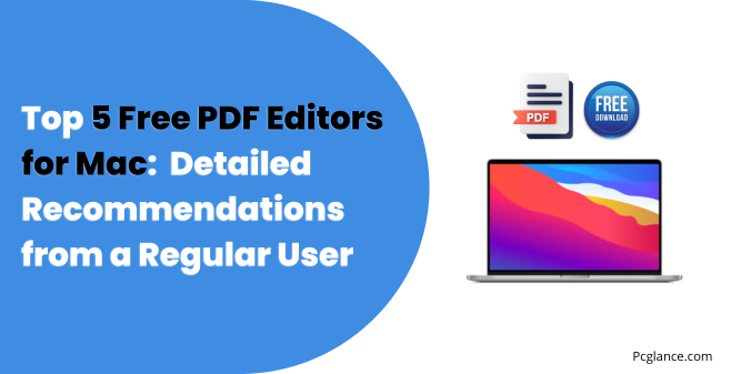 Top 5 Free PDF Editors for Mac