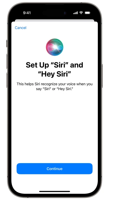 retrain siri